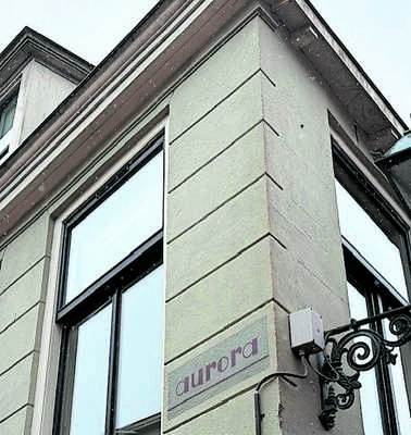  De naam Aurora is terug in de Leeuwarder Bagijnestraat     Foto: Jochum Admiraal